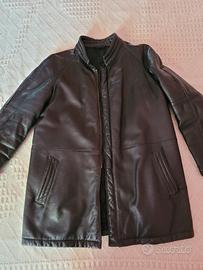 Giacca Nera Lunga Imbottita Invernale TG 54