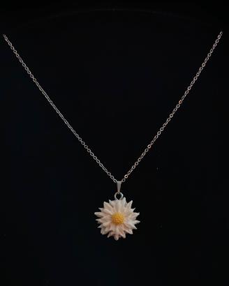 Collana ciondolo margherita
