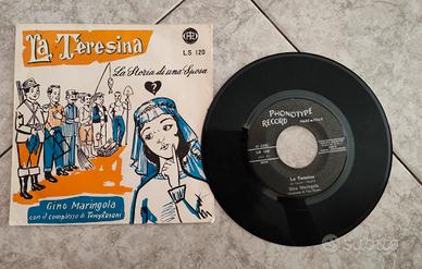 Disco vinile 45 giri funzionante, Gino Maringola 