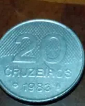 moneta brasiliana 20 Cruzeiro 1983