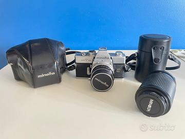 MINOLTA SRT 101 + BORSA E DUE OBIETTIVI