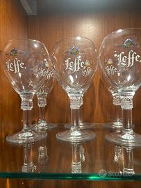 Set 6 bicchieri birra Leffe