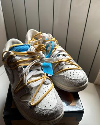 Nike dunk low x Off-white  lot 34 tg. 38.5