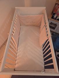 culla in legno maison du monde compreso materasso