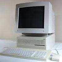 Computer e stampante vintage Apple Macintosh
