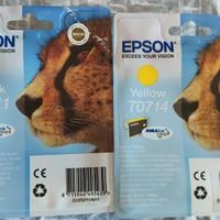 Cartucce Epson T0711 T0714 originali sigillate