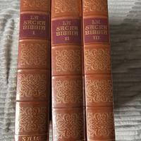 La sacra bibbia in 3 volumi del 1966