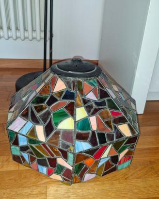Lampadario piantana vetro tiffany