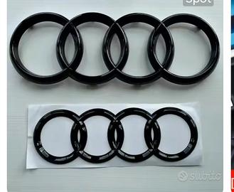 logo audi nero 