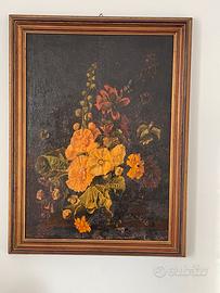 Dipinto su tavola in legno