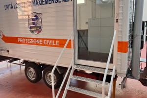 Ufficio mobile su rimorchio doppio asse