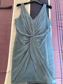 Vestito chifon azzurro