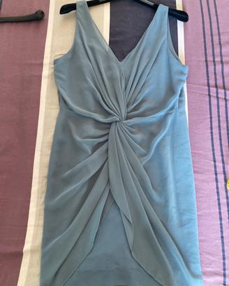 Vestito chifon azzurro