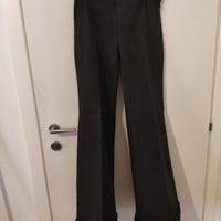 jeans neri a zampa Made in Italy 