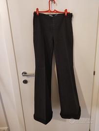 jeans neri a zampa Made in Italy 