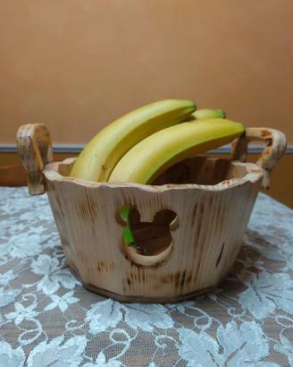 Cestino in legno