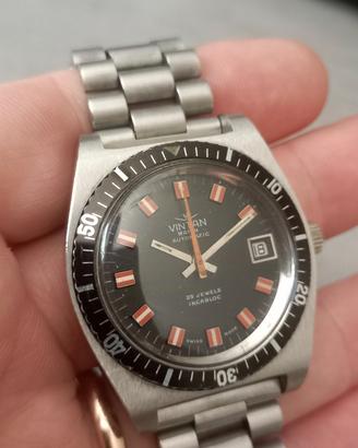 OROLOGIO VINTAGE SUB DIVER VINTAN AUTOMATICO 