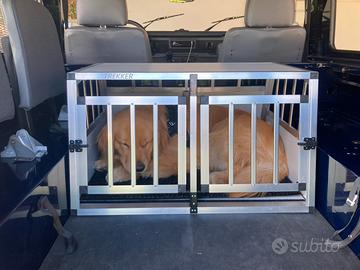 Trasportino gabbia cani per auto