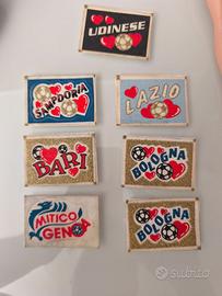 Lotto 7 Adesivi Rari Calcio Anni 80 - Lazio, Samp