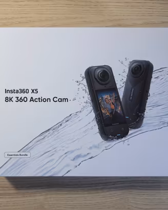 Insta360 X5 8K 360 Action Cam Essentials Bundle