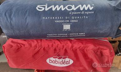 Lettino e materasso 