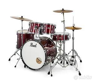 BATTERIA PEARL ROADSHOW PLUS RED WINE + PIATTI SAB