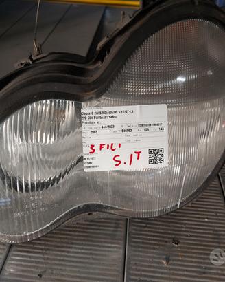 PROIETTORE ANTERIORE SINISTRO MERCEDES CLASSE C 20