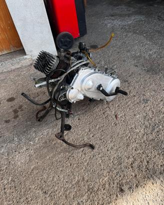 blocco motore piaggio ad aria