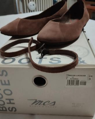 Ballerine n.38 scamosciate