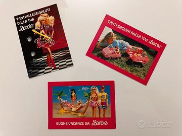 Cartoline Barbie vintage anni ‘80/90 originali