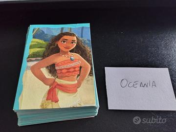 Lotto 74 figurine Vaiana Oceania Panini