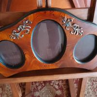 Antico Portafoto Radica Di Noce Made Italy