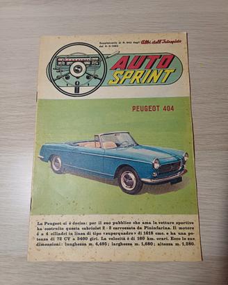 Rivista vintage Autosprint 1962