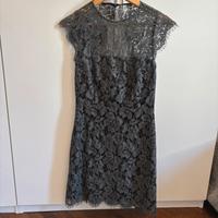 Vestito Liu•Jo Donna Pizzo Foderato Grigio 42