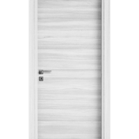 Porta in laminato "olmo bianco, grigio e nocciola"