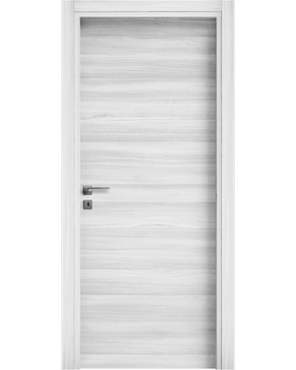 Porta in laminato "olmo bianco, grigio e nocciola"