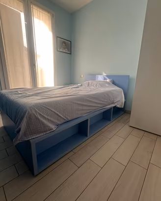 Letto da una piazza e mezza + materasso Emma