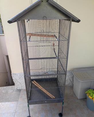 Gabbia grande da pappagalli