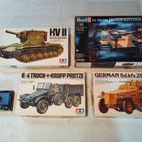 Lotto Modelli mezzi militari statici