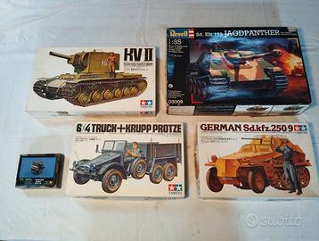 Lotto Modelli mezzi militari statici