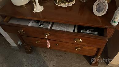 Mobile stile impero napoleonico con cassetti