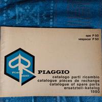 Catalogo parti ricambio 1980 ape P 50 vespacar P50