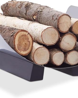 Cesto Porta-legna o riviste giornali Acciaio Inox