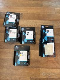 Cartucce hp originali n. 84 e 85 per plotter