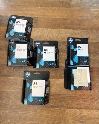 Cartucce hp originali n. 84 e 85 per plotter