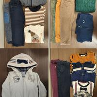 Set 18 capi vestiti bimbo 18 - 24 - 30 - 36 mesi
