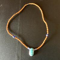 Collana con scarabeo nuova