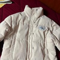 Piumino in velluto Calvin Klein da donna taglia XS