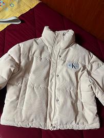 Piumino in velluto Calvin Klein da donna taglia XS