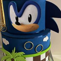 TORTA A TEMA PER COMPLEANNO - SONIC